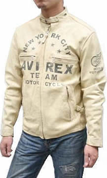 AVIREX アビレックス シングルライダースジャケット 6181022