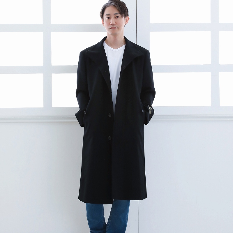 カシミヤコート メンズ カシミヤ100% ロングコート スタンドカラー