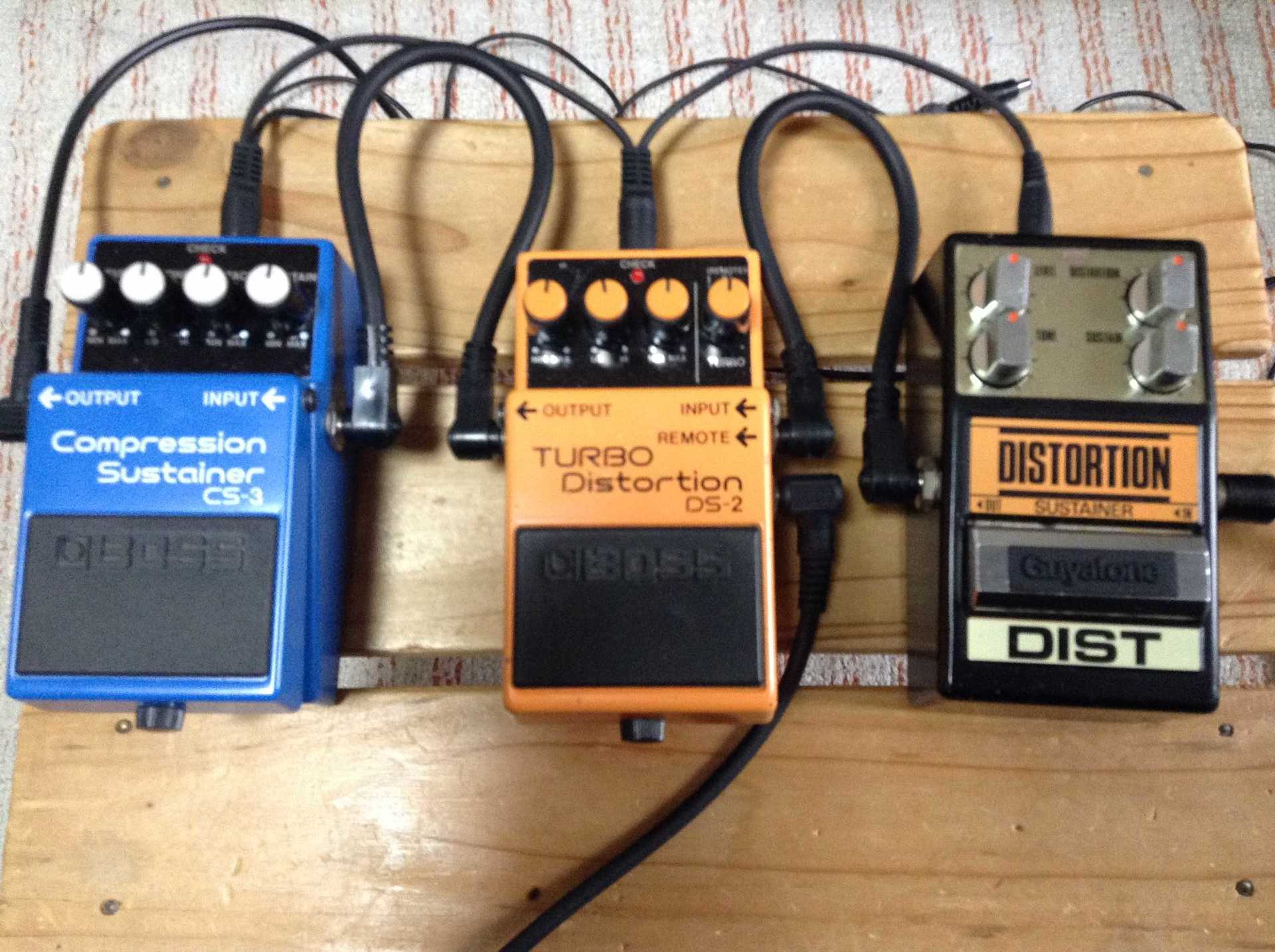 Guyatone PS-011 DISTORTION SUSTAINER: 昔に比べりゃ 金も入るし・・・・