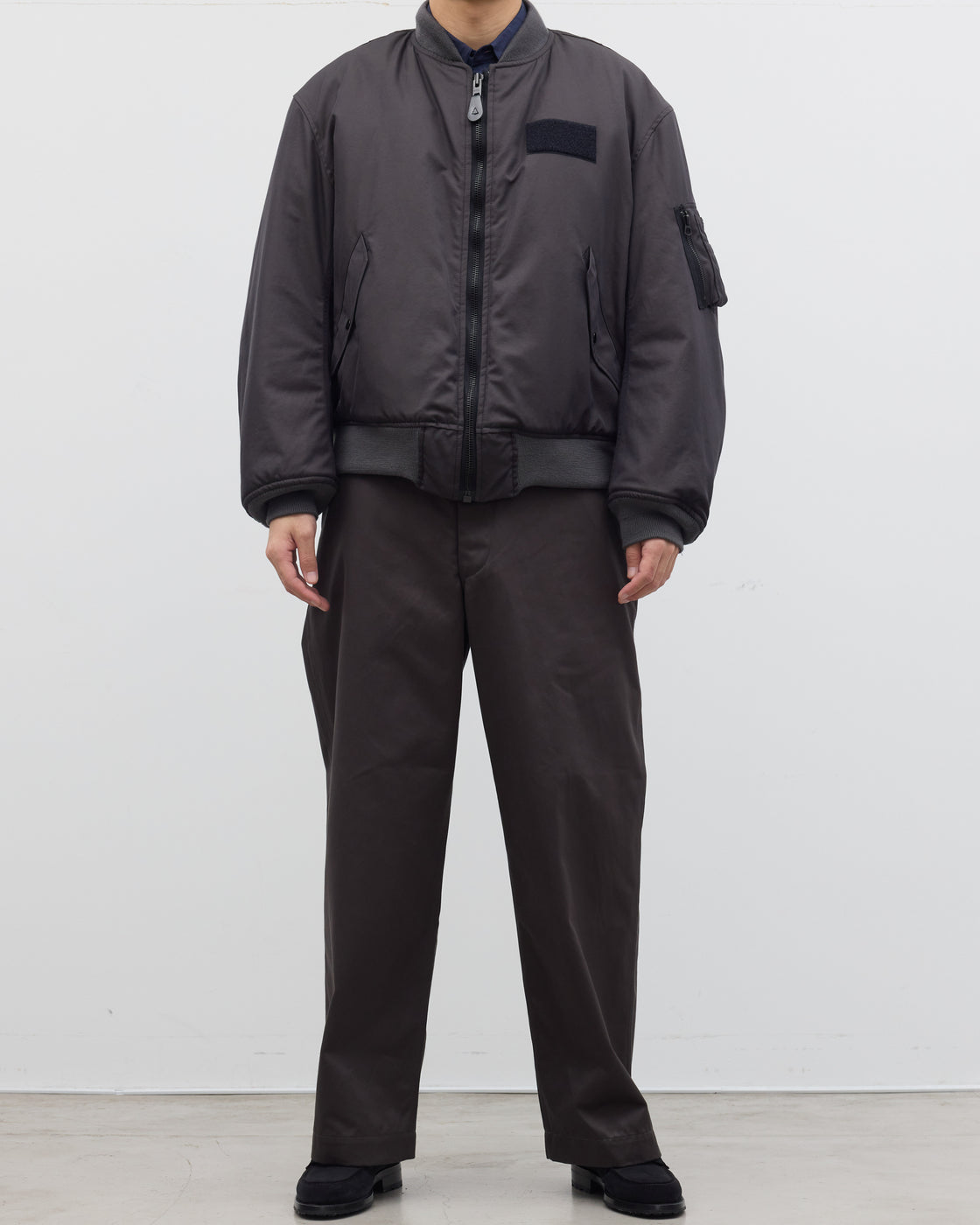 CIOTA MA-1 Flight Jacket, Chacoal – Keylime Tokyo