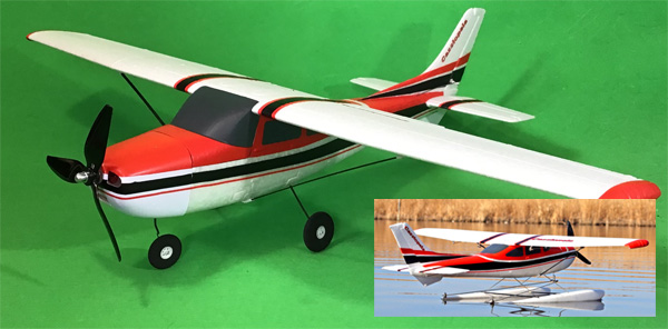 KK HOBBY 】 カシオペア マイクロセスナ172（レッド：PIP） 電動