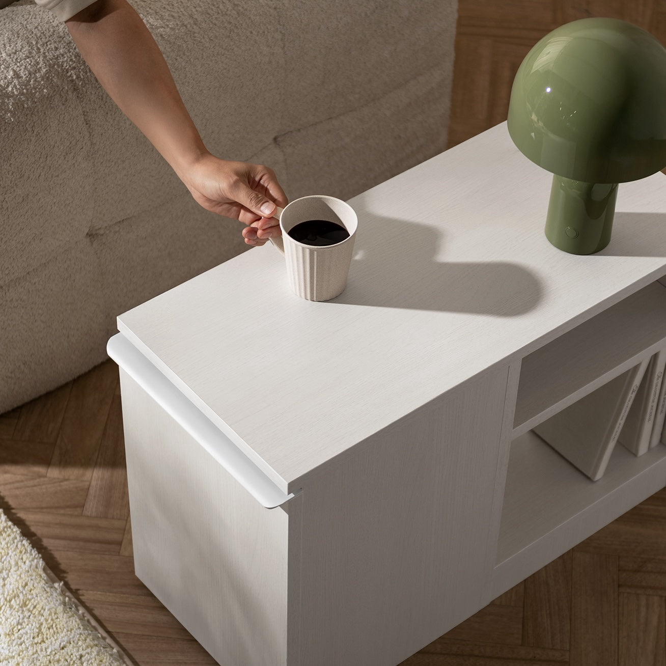 サイドテーブル｜ダストボックス付きサイドテーブル - territory