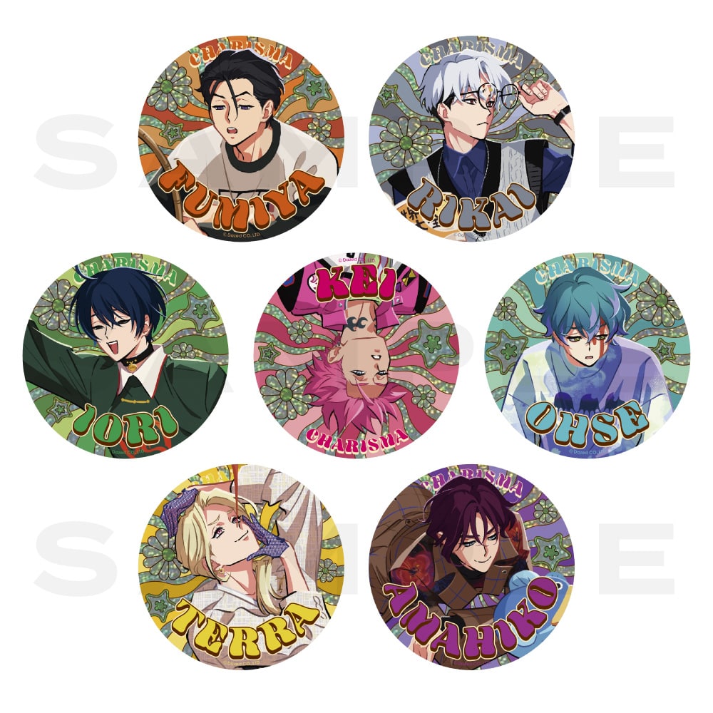 カリスマ 伊藤ふみや ガンボカフェ ガンボ 缶バッジ 4周年 カリスマ