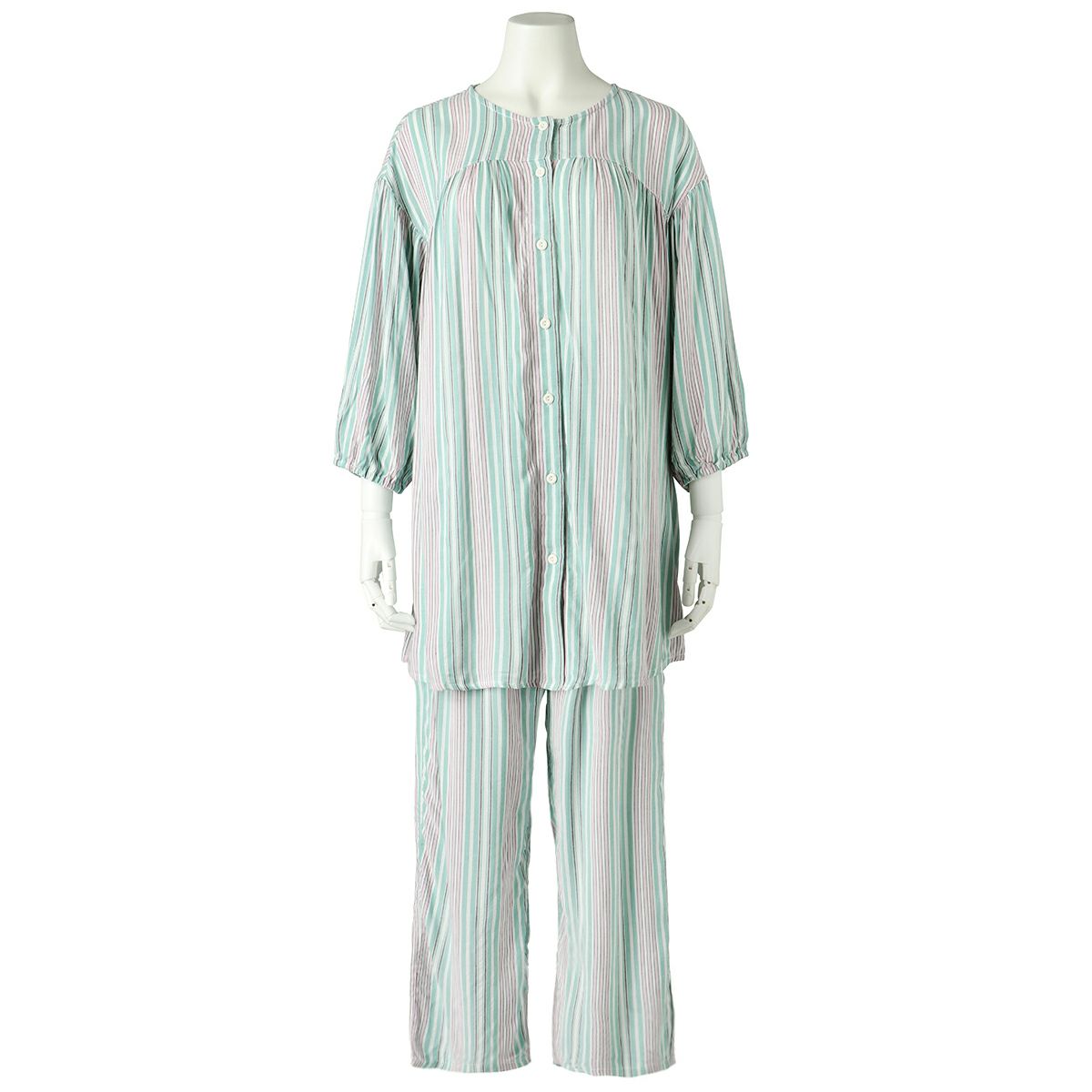 24CRサッカーストライプ[7分袖パジャマ] | KID BLUE OFFICIAL ONLINE STORE