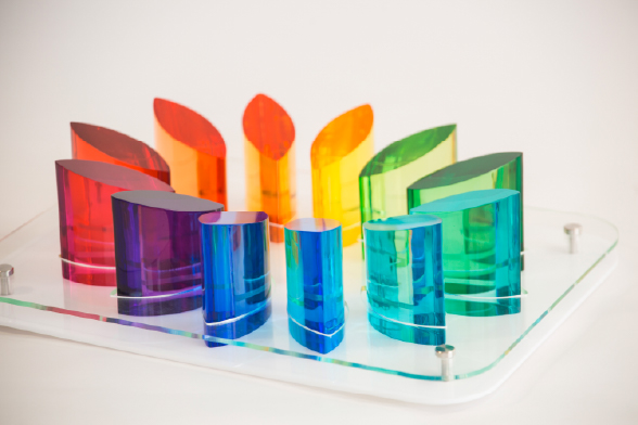 CARORE GLASS カローレ カラーグラスセット キレイデザイン学 鑑定