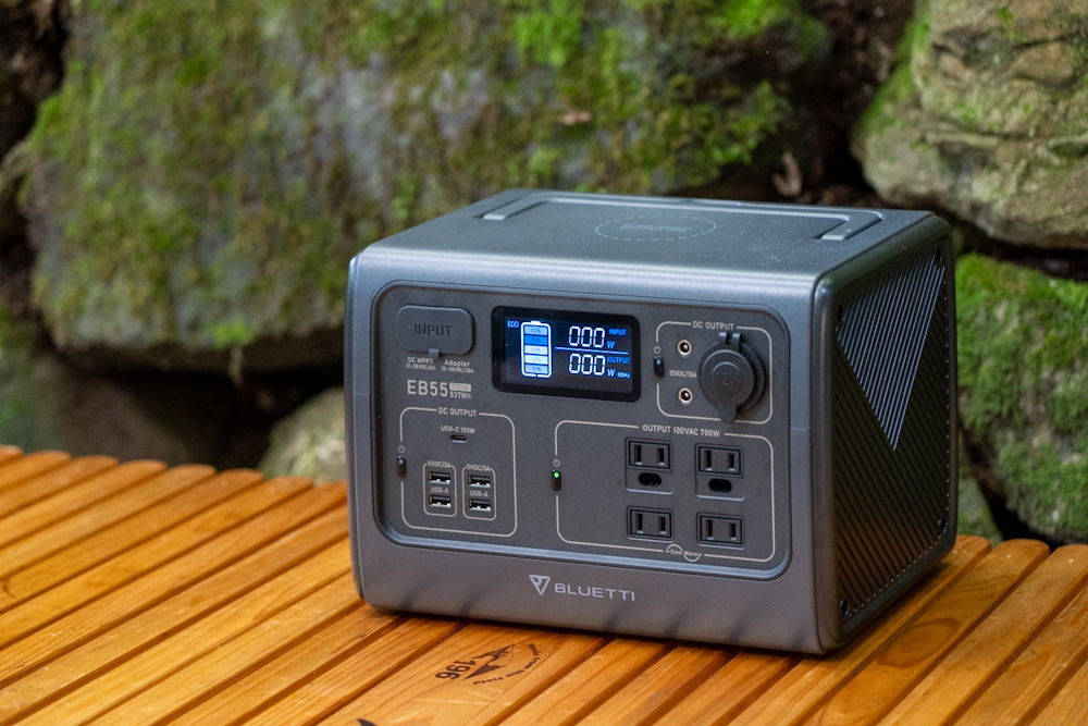 レビュー】ポータブル電源「BLUETTI EB55」良い点と注意点 | キャンプ