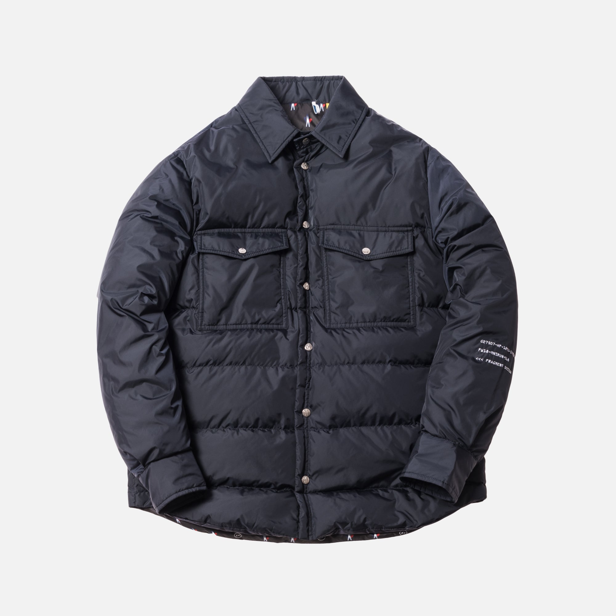 7 Moncler Fragment Hiroshi Fujiwara Maze Giubbotto - Navy – Kith