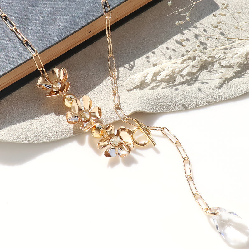 レシピNo.KR1054 トリプルフラワーネックレス – 貴和製作所オンライン