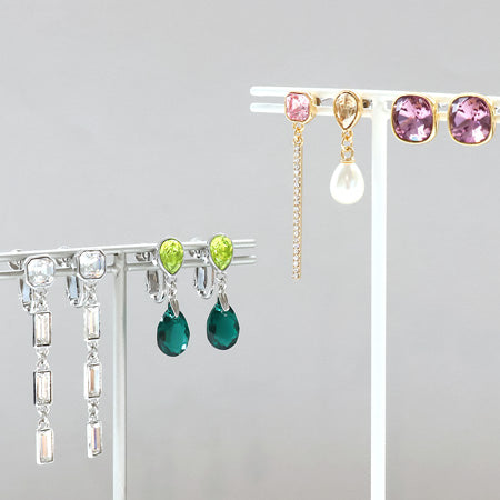 ピアス ステンレス 石座カン付 ＃4320 8×6mm ゴールド – 貴和製作所