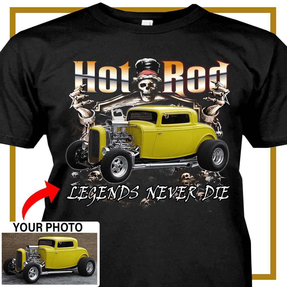 Hot Rod Custom Photo T-shirt, Hot Rod personalized t-shirt (HOT31