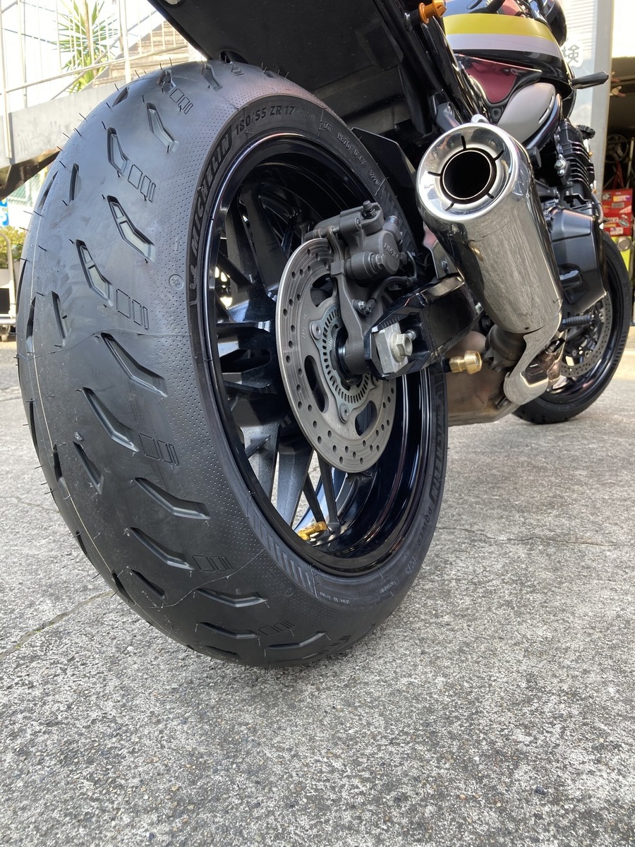 カワサキ Z900RS ミシュラン パワー5 前後タイヤ & peo ゼロポイント