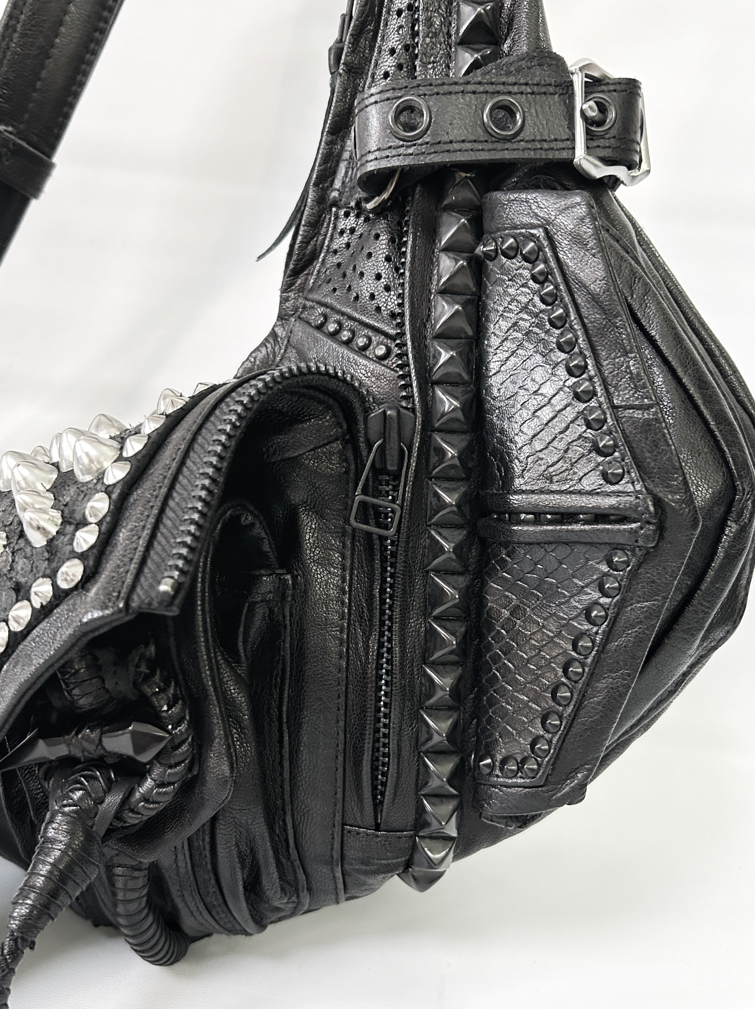 KMRii ケムリ KB-Shoulder / Killer Druzy 02 レザー バッグ