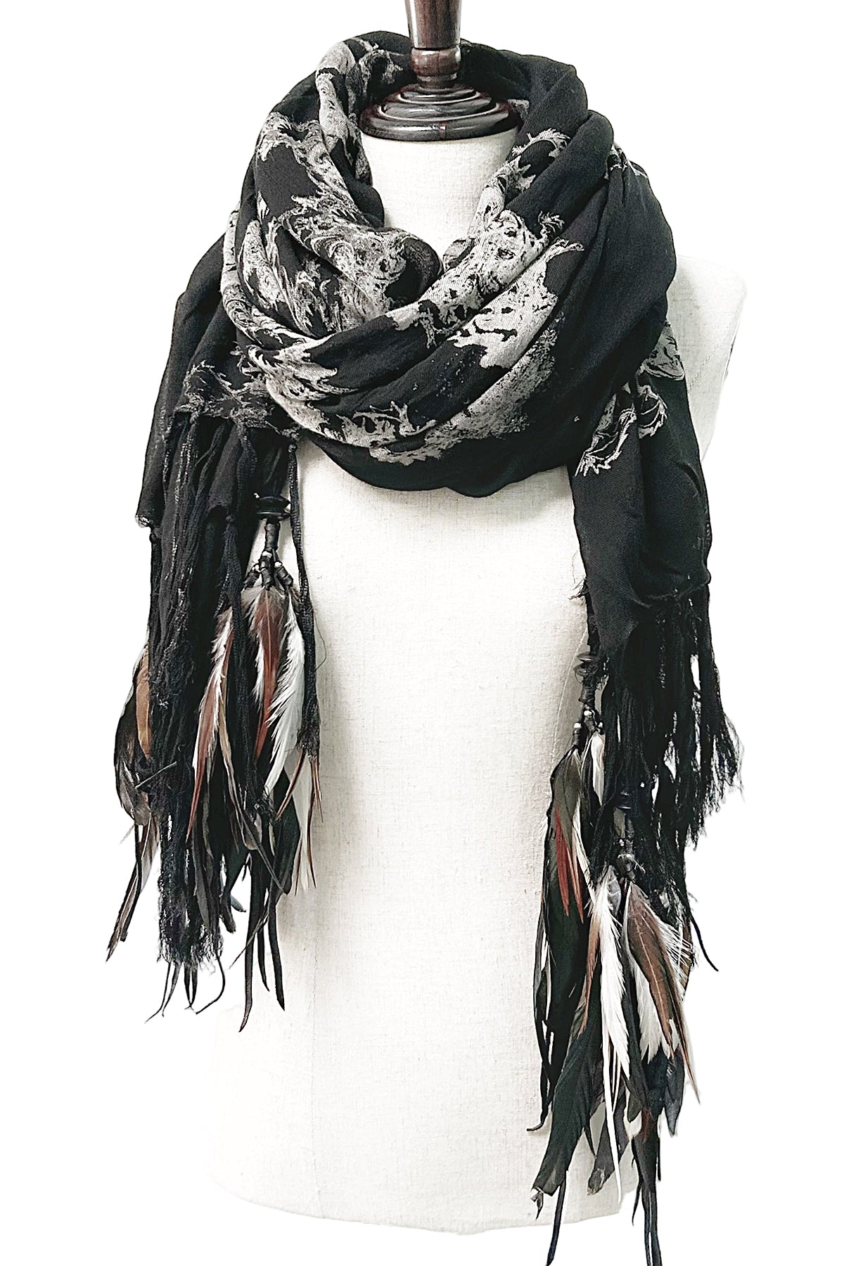 1402-ST02 Magnolia Long Stole 02 – KMRii OFFICIAL ONLINE STORE