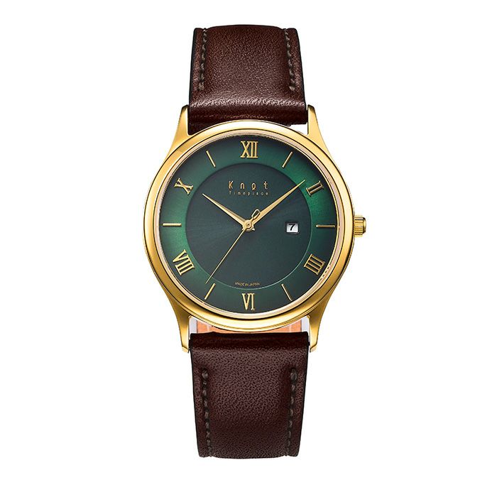 Knot CS-32YGGN 腕時計 メンズ レディース ソーラー イエローゴールド