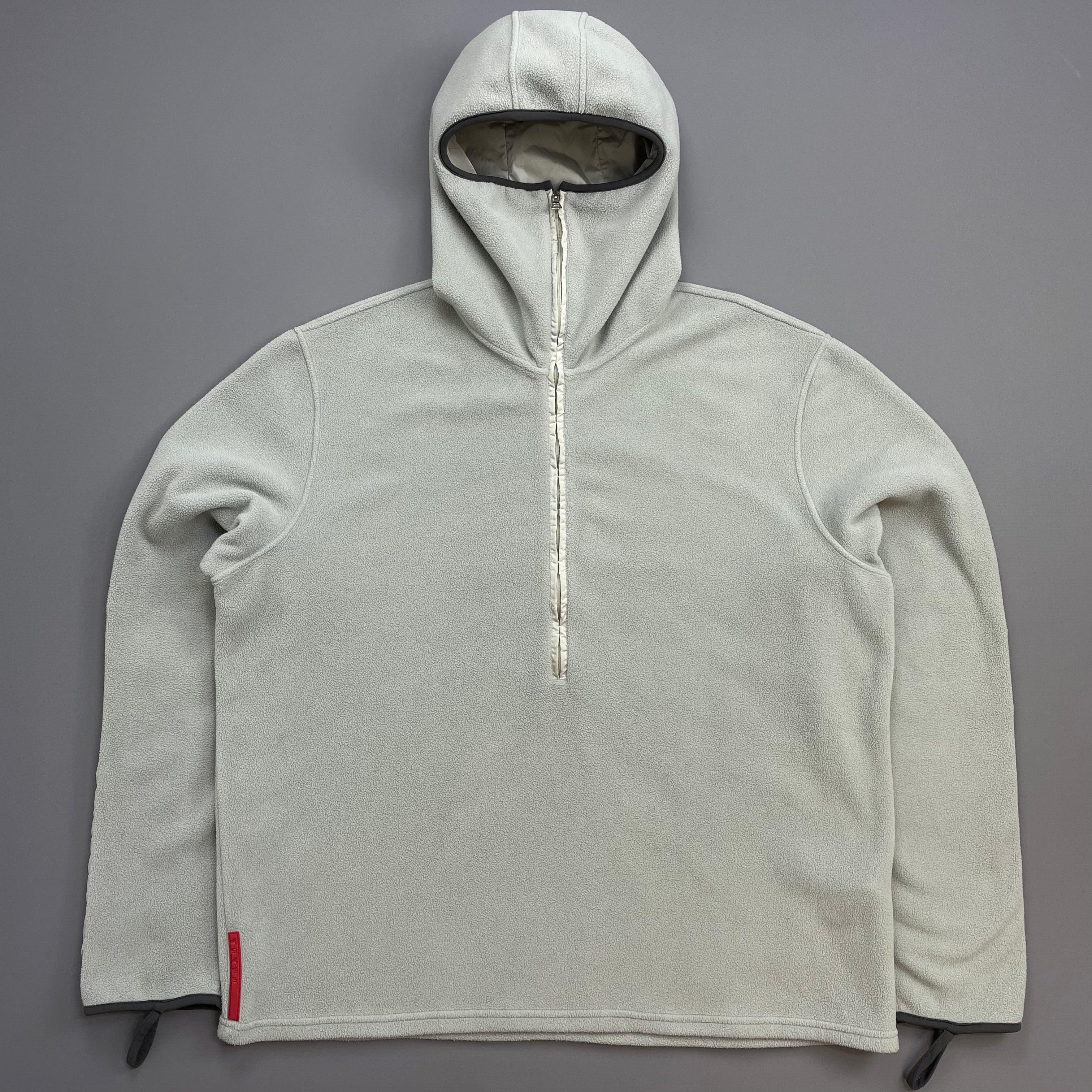 Prada Sport Light Blue/Grey 00s Nylon Panelled Ninja Balaclava