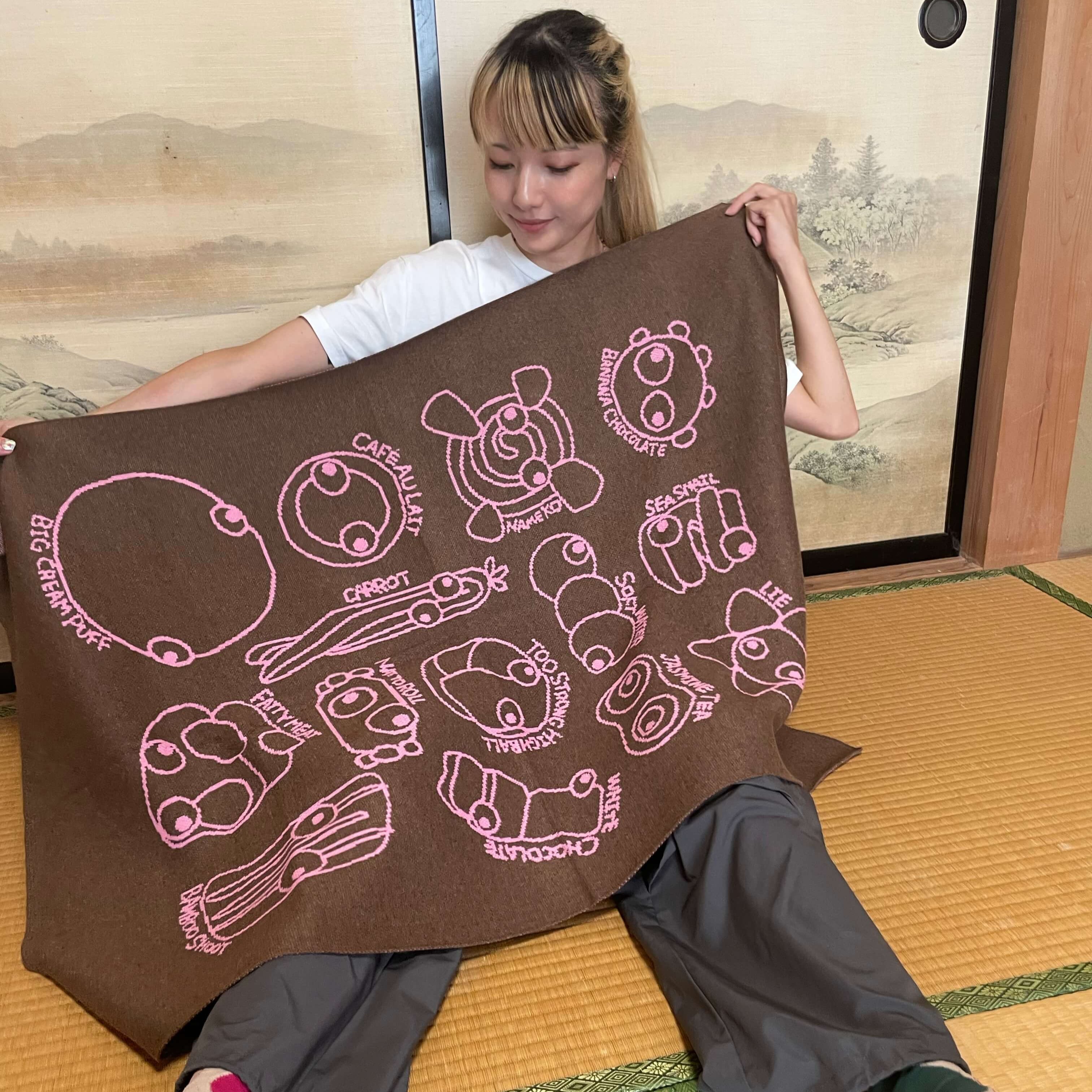 樺澤まどか】オリジナルキャラクターのニットブランケット – knitbase
