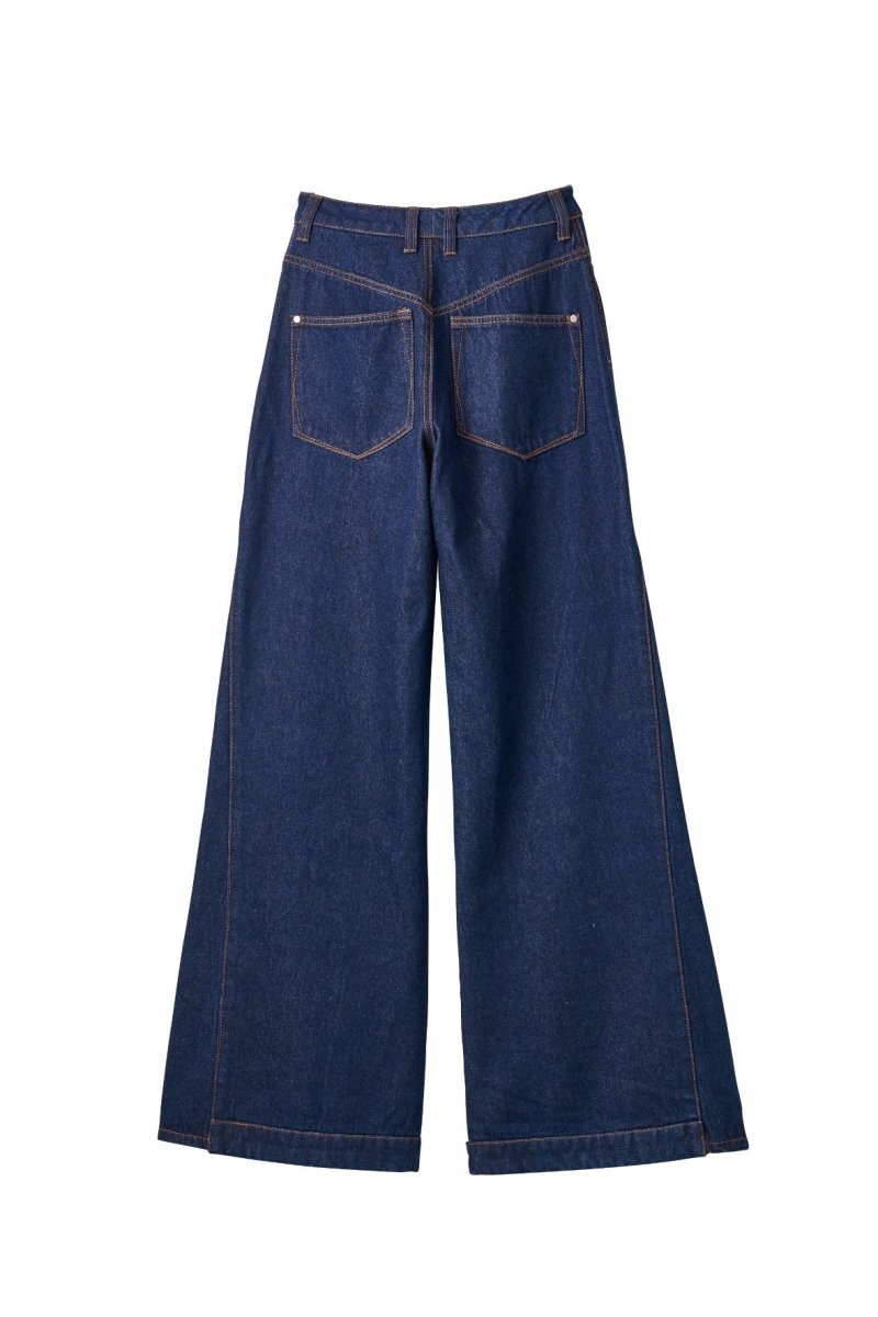 denim baggy pants(unisex)/2color | KNUTH MARF