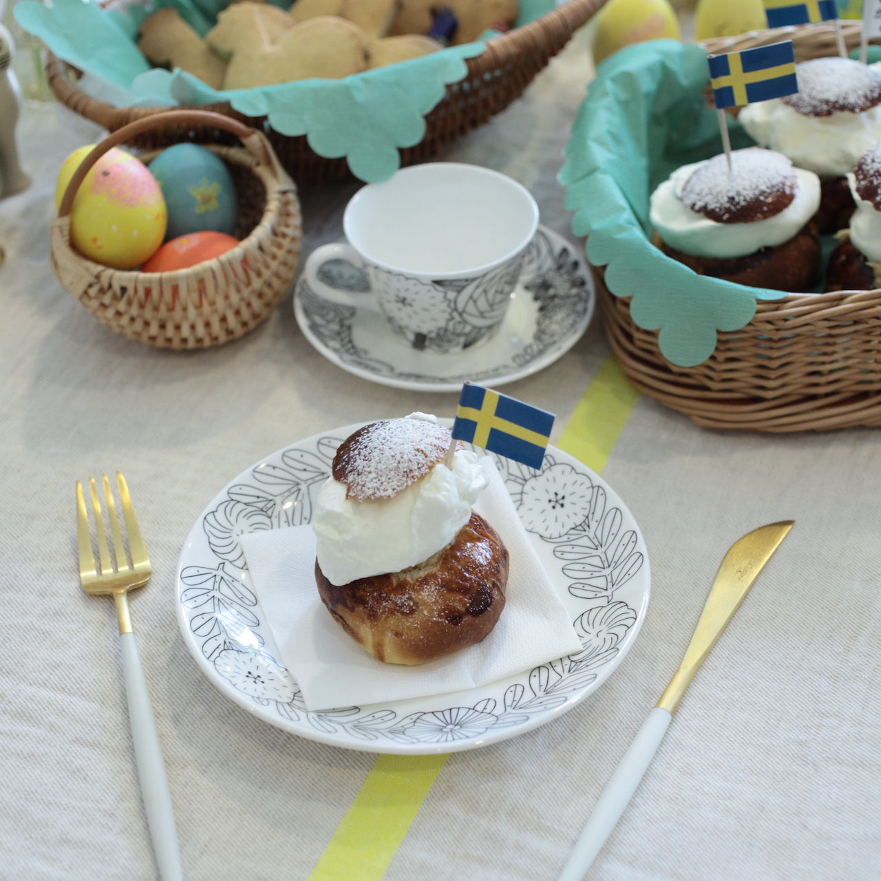 GUSTAVSBERG × 鹿児島睦 april april Plate 18cm グスタフスベリ