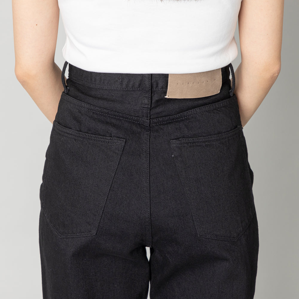 デニムパンツ OPTIMA BLACK ONE WASH 黒 – kuros.style