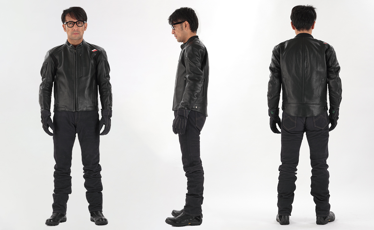 EX-1220 EXPLORER JEANS RIDING LEATHER PANTS｜KUSHITANI JAPAN