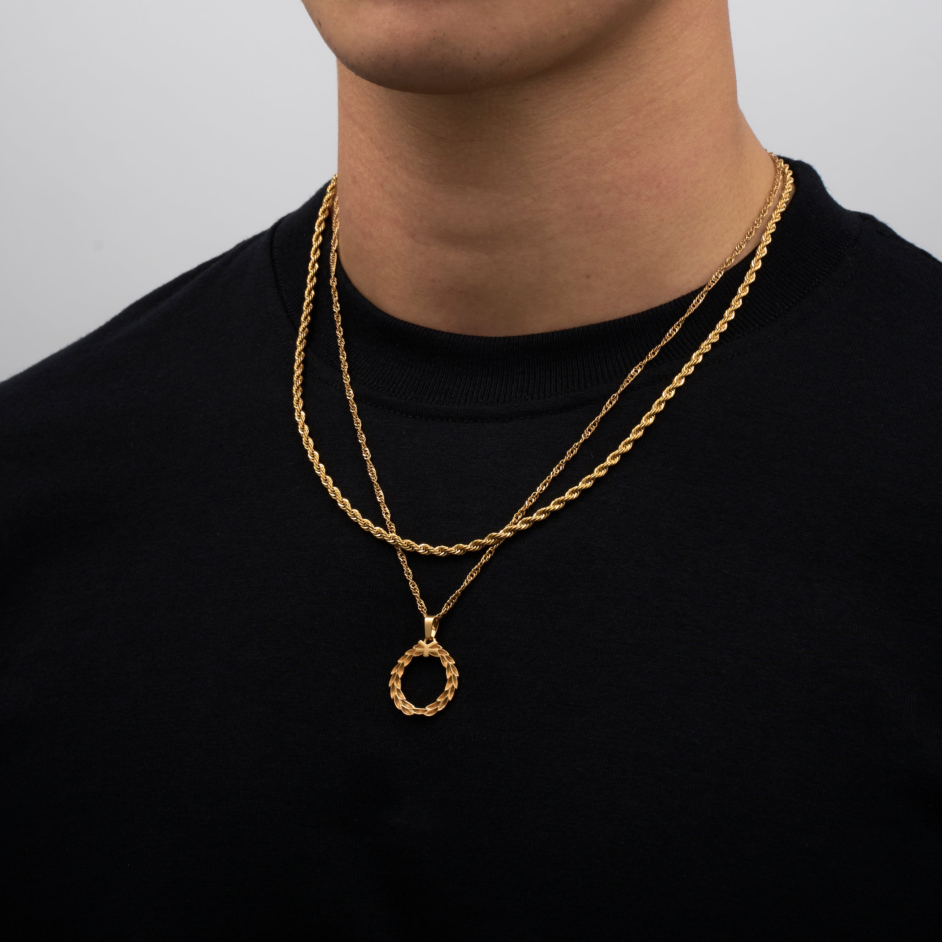 Pendant × Chain (Gold) – KY9 JM