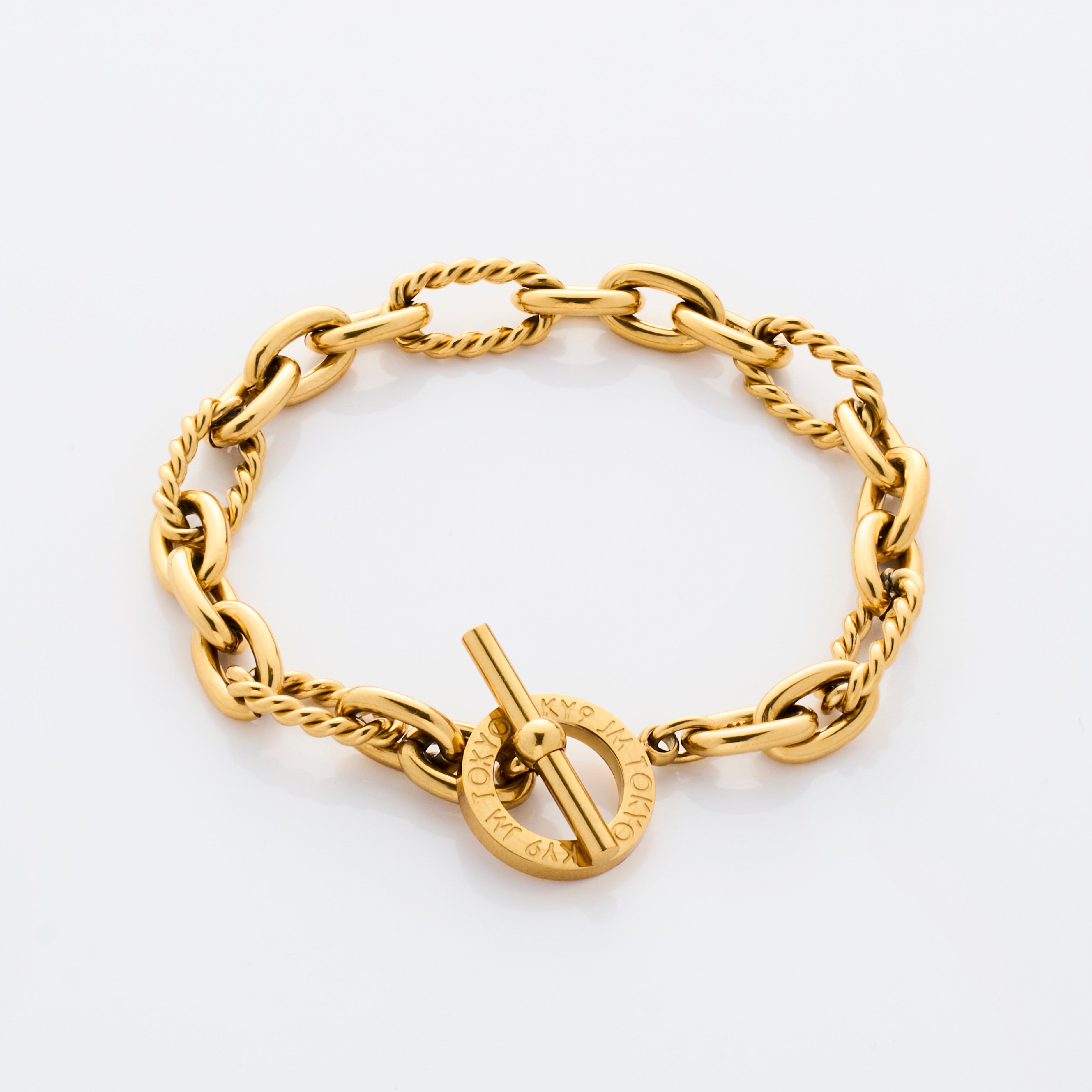 Nawa Toggle Bracelet (Gold) – KY9 JM