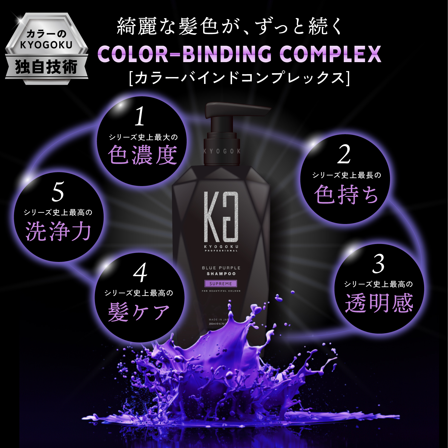 Kyogoku Professional / KYOGOKU カラーシャンプー 11色 選ぶ商品ページ