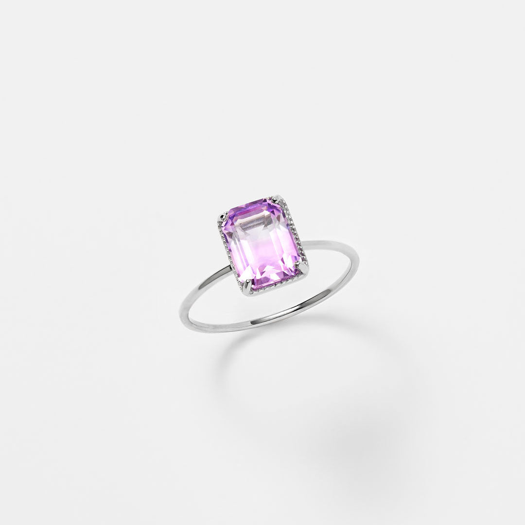 Winter Collection】PT900 バイカラーアメジスト リング | 31-4998 – L&Co.