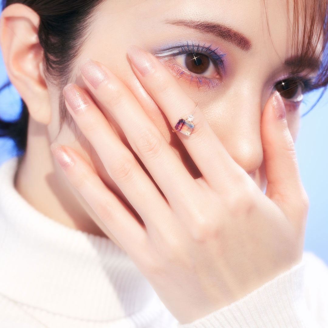 Winter Collection】K10 レインボーフローライト リング | 31-4997 – L&Co.