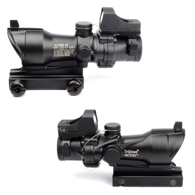 Trijicon ACOG スコープ ドットサイト付 初期アフ ブラック Trijicon