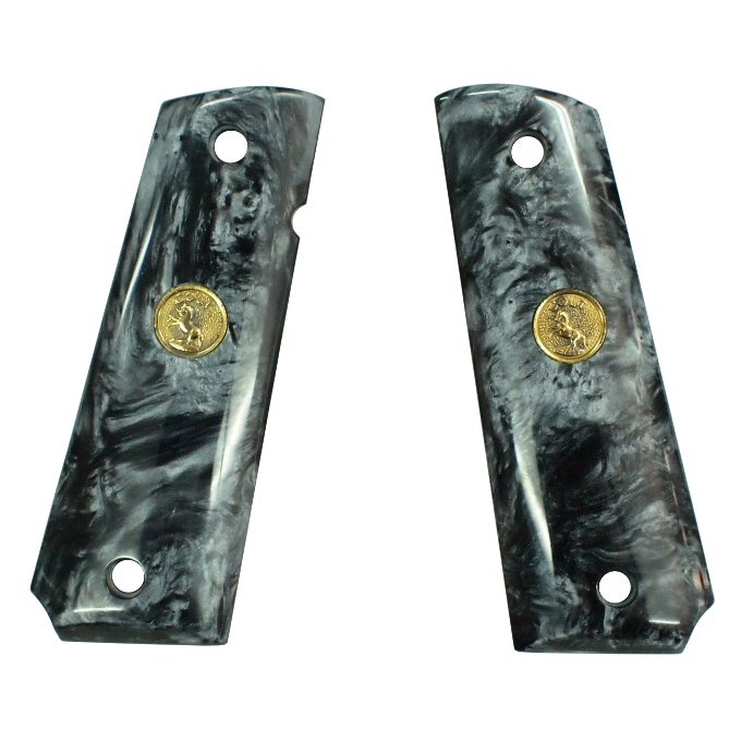 L.A.ホビーショップ / グリップ:M1911用ブラックパール(フェイク