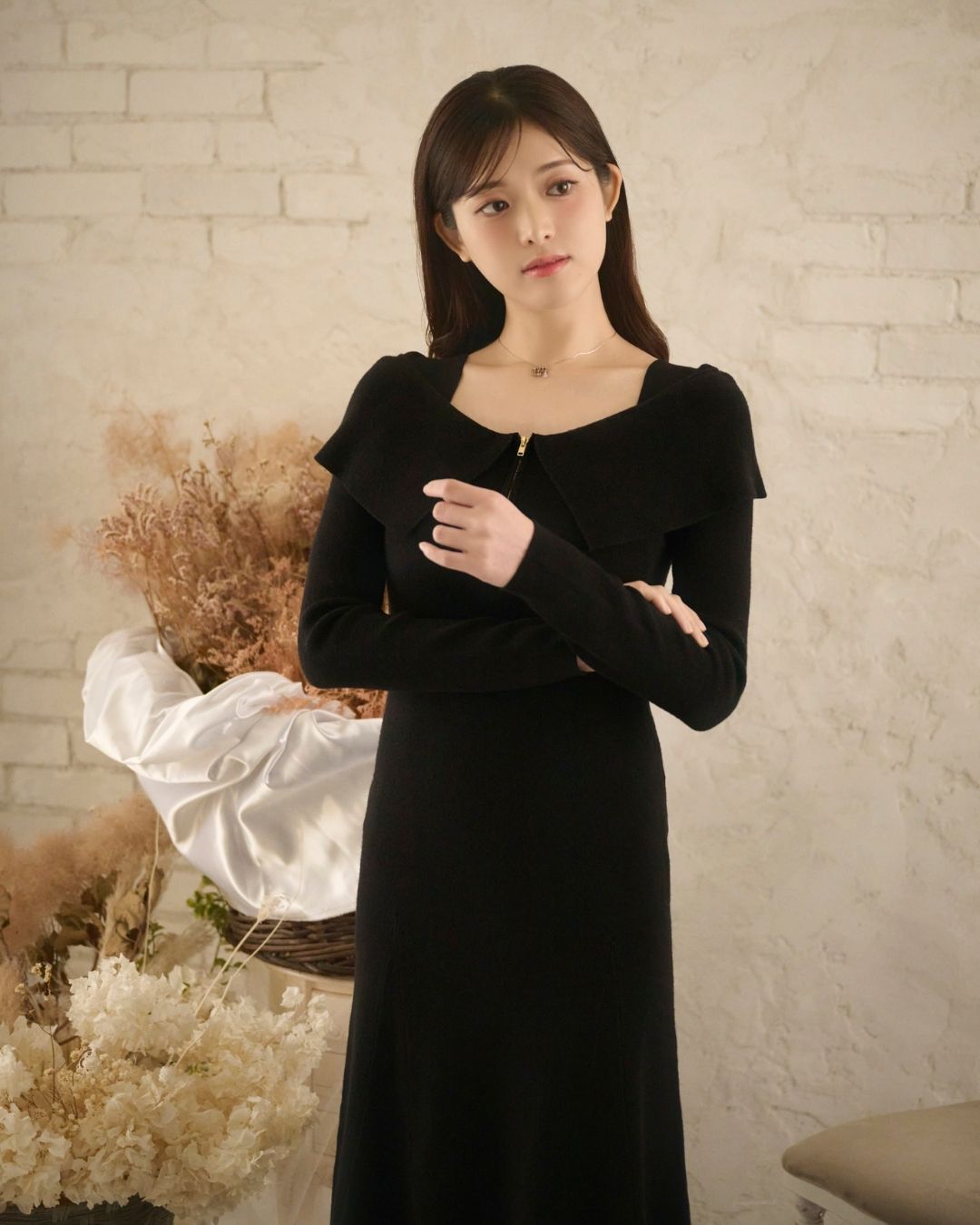 Half Zip Knit Dress – LANTINAM