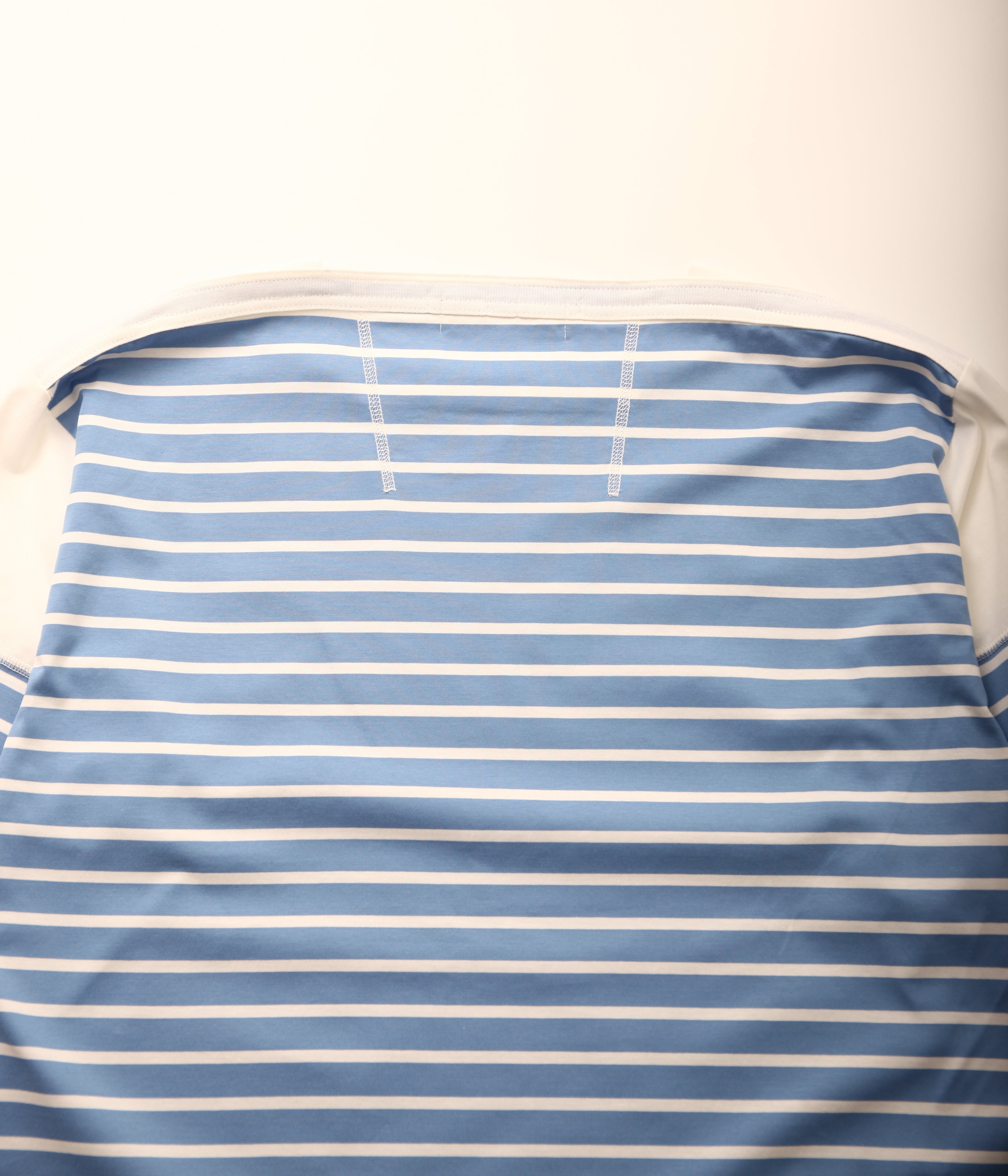 ANSNAM / BORDER BOAT NECK L/S TEE (BLUE×WHITE) – LAFUNQUE