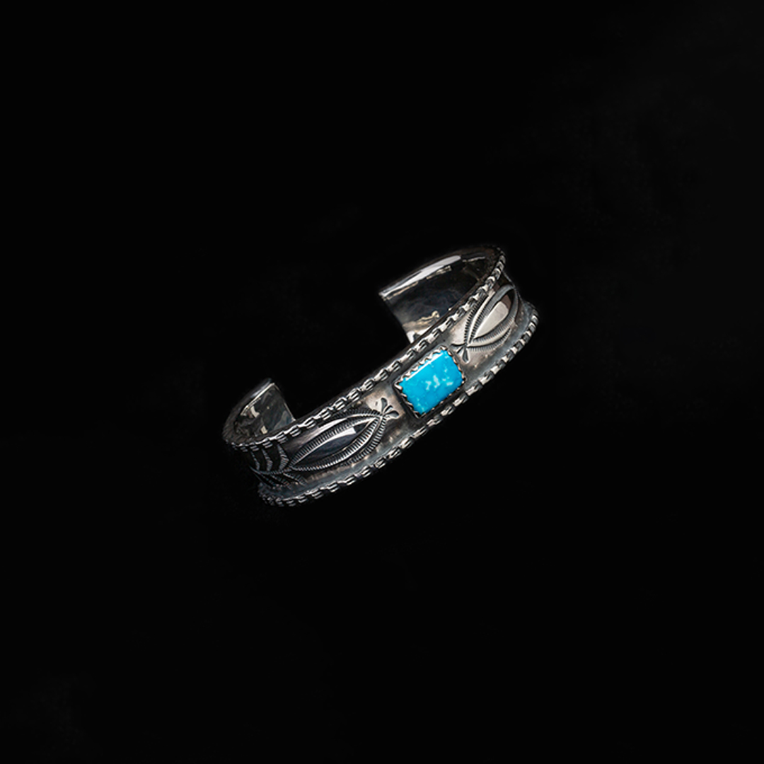 Larry SmithBENTED EDGE BRACELET (TURQUOISE) - Larry Smith