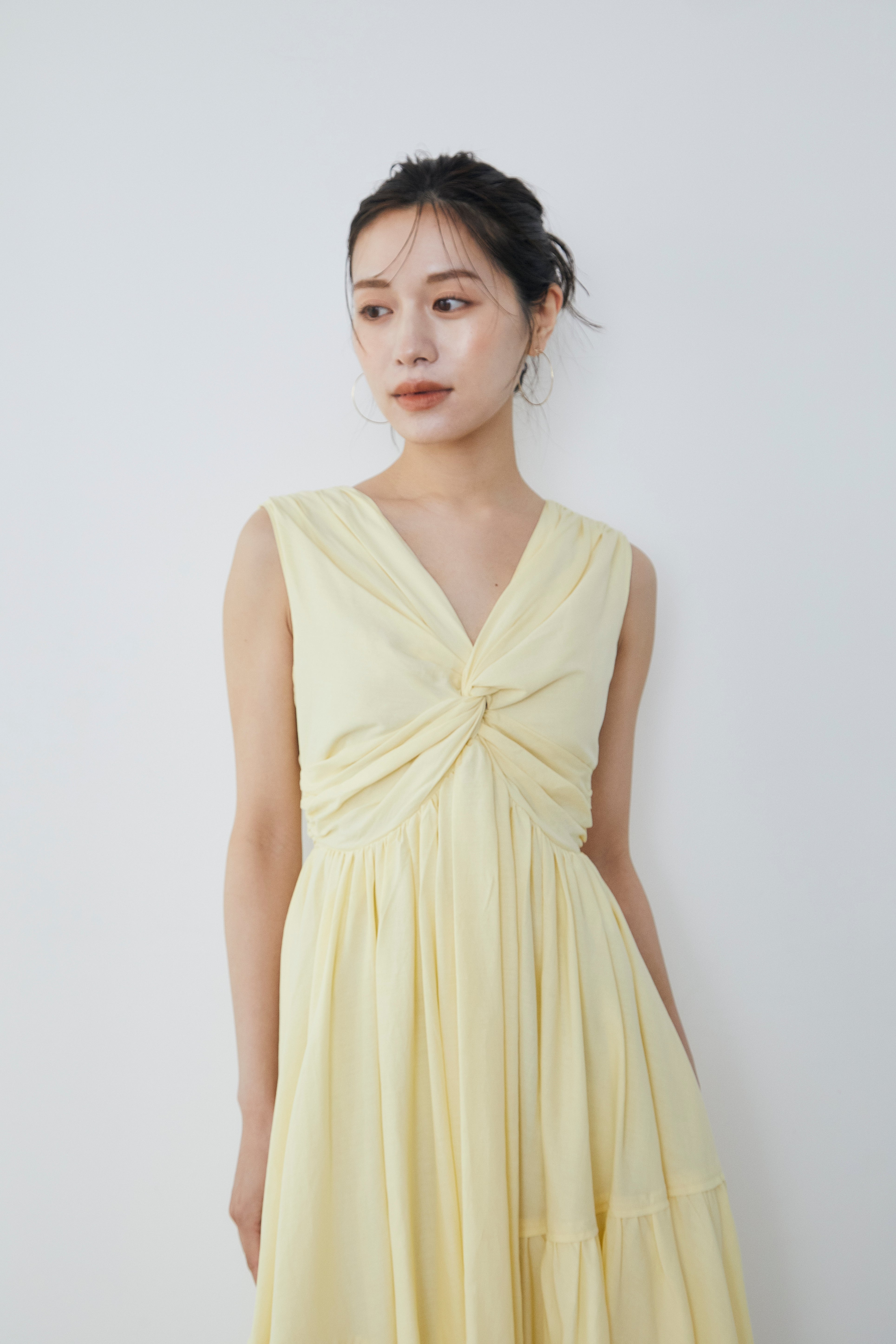 再入荷】Irregular hem twist Dress – L'AUBE BLANC