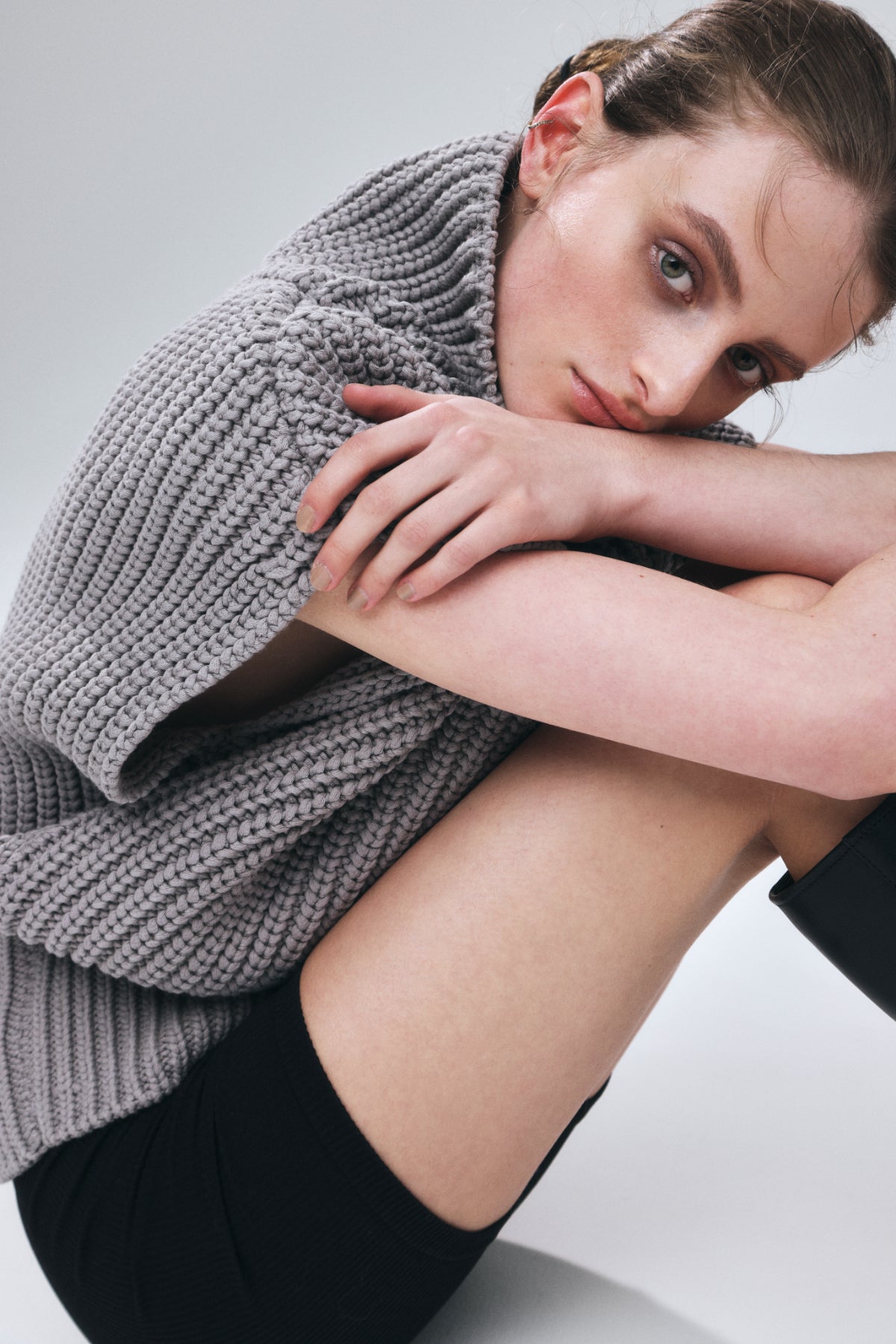 High-neck Knit Tops – L'AUBE BLANC