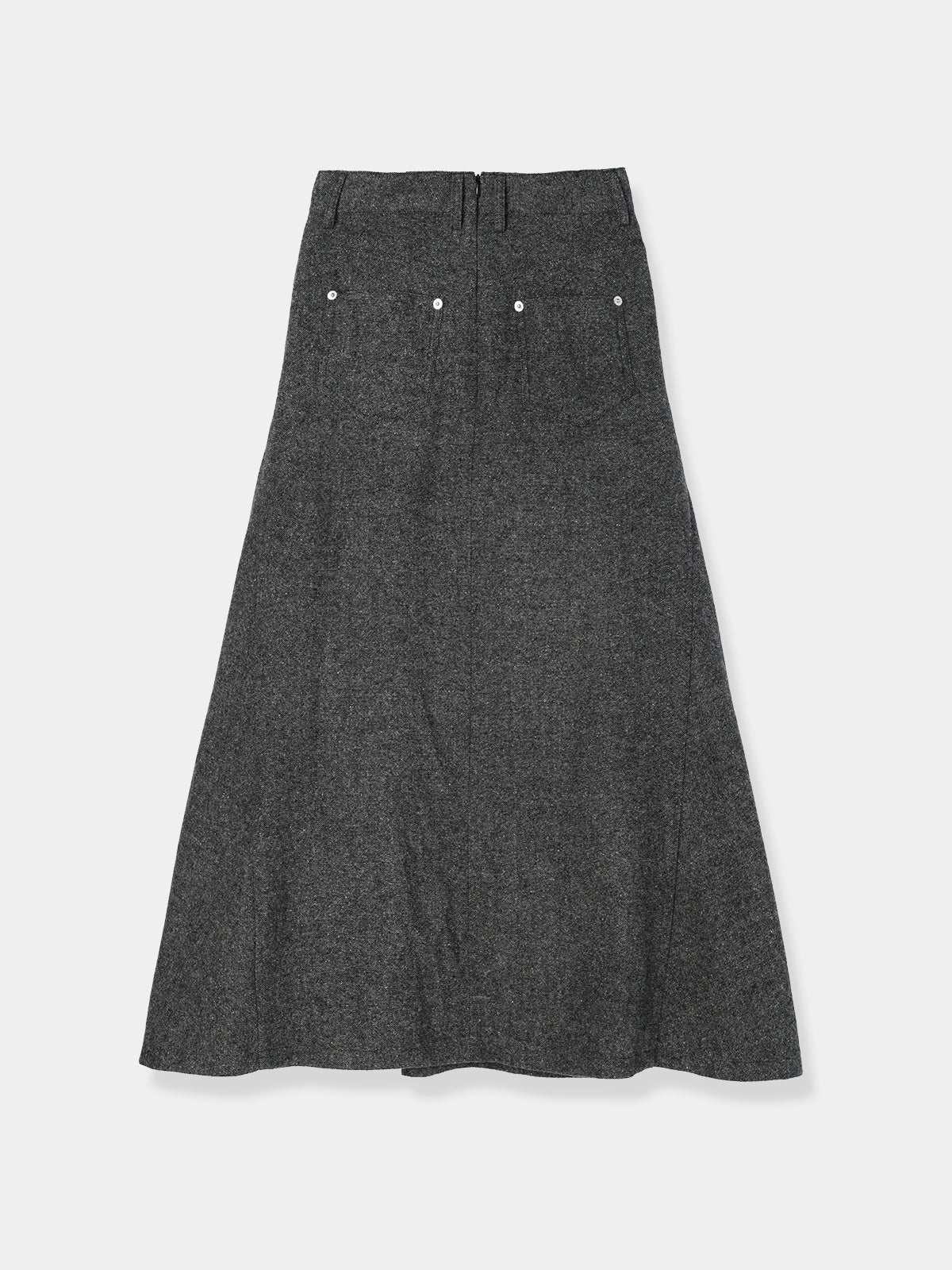 Front tuck Tweed skirt – L'AUBE BLANC