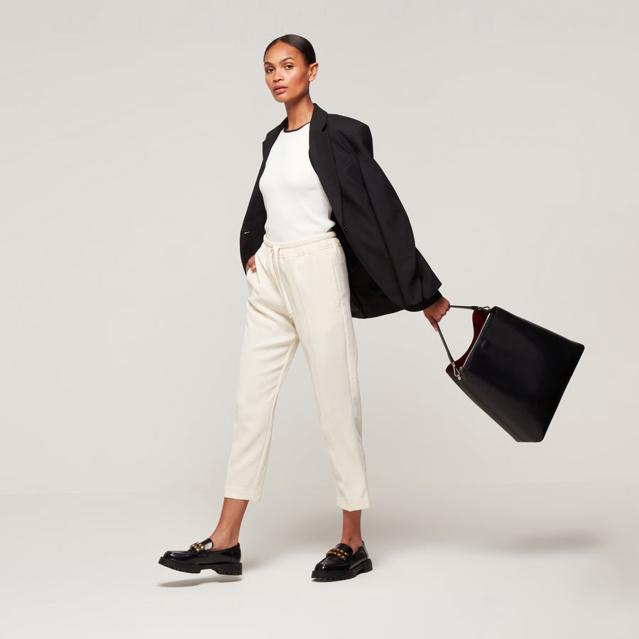 Iris - Structured laptop tote – Lawful London