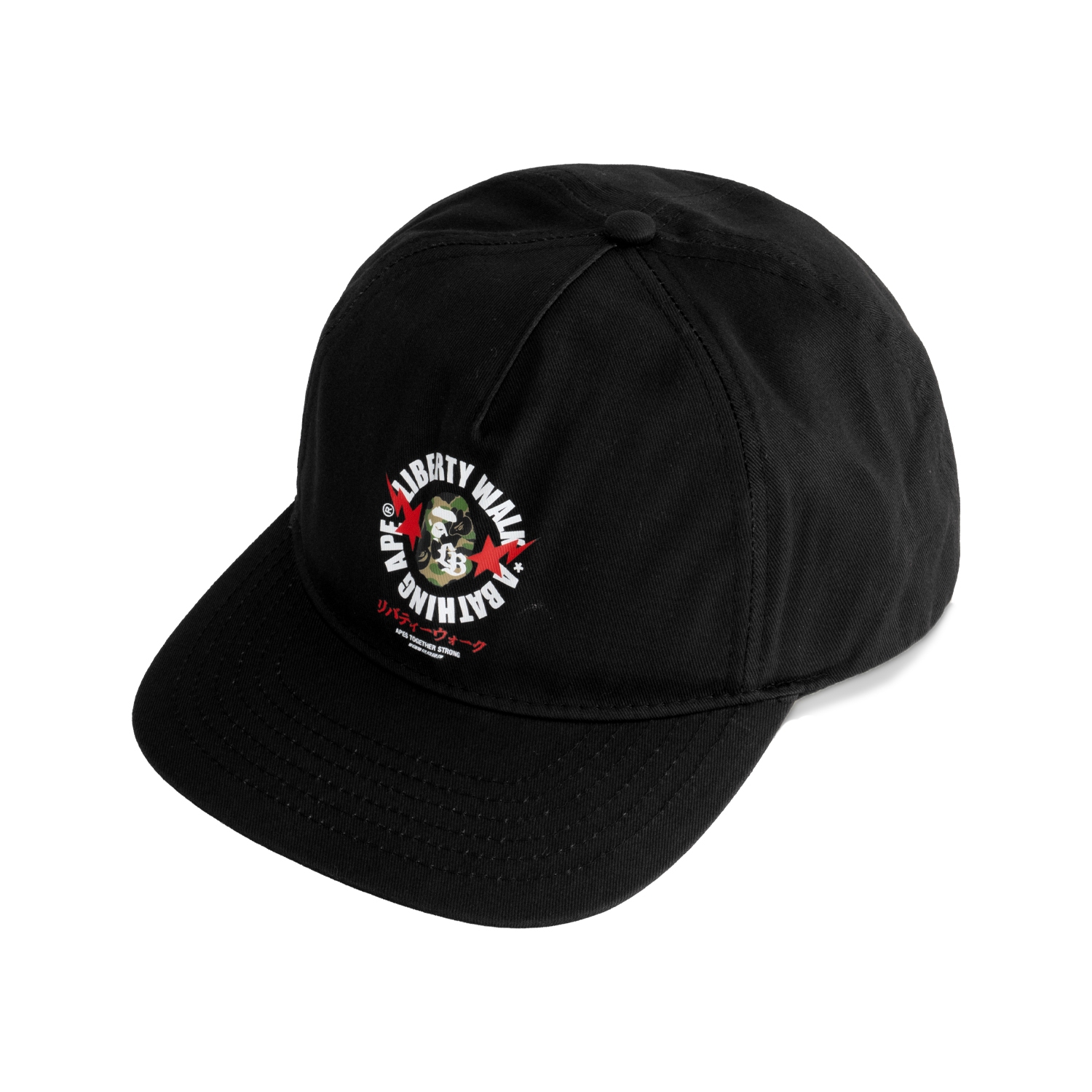BAPE × LBWK Circle APE HEAD Logo CAP Black - LB-ONLINE STORE