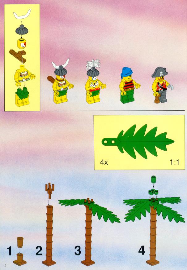 LEGO Instructions for set 6264 Forbidden Cove, Pirates - Islanders