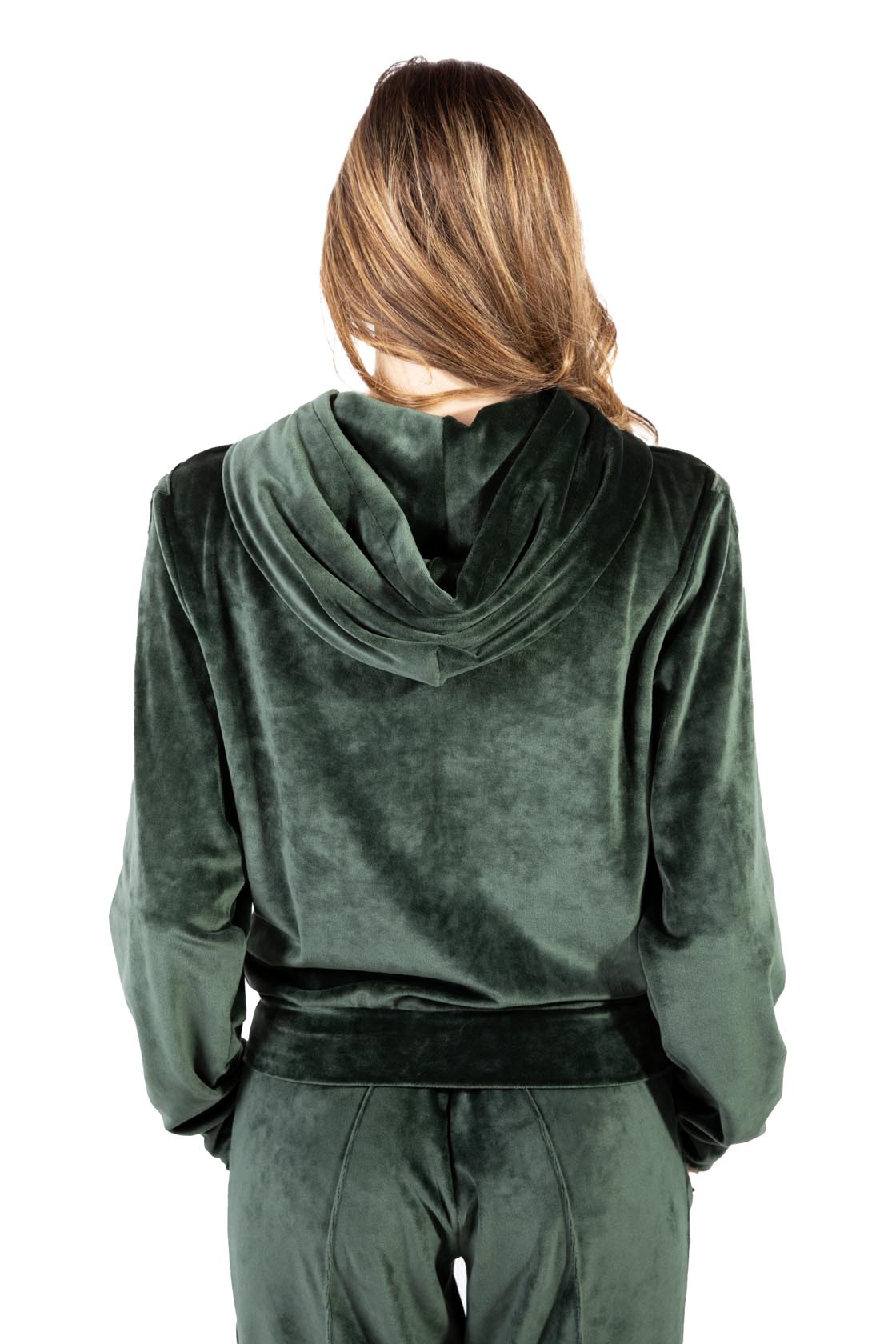 Sunday Dark Green Soft-Touch Velour Tracksuit | L'Equilibriste