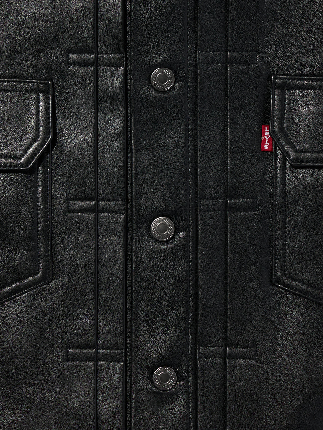 PREMIUM BLACK TYPEⅡ TRUCKER LEATHER JACKET – リーバイス®公式