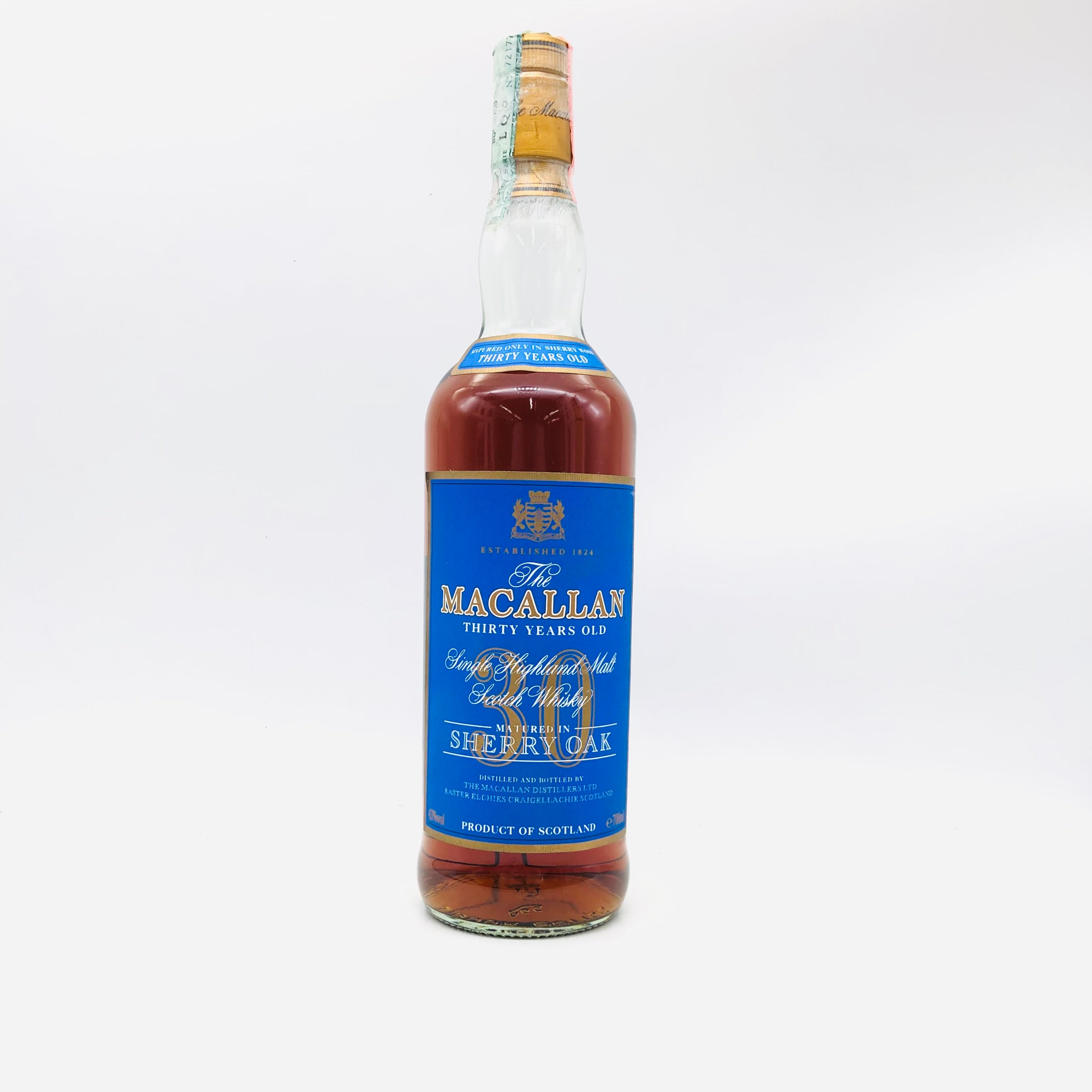 MACALLAN マッカラン 30年 シェリーオークカスクブルーラベル 700ml