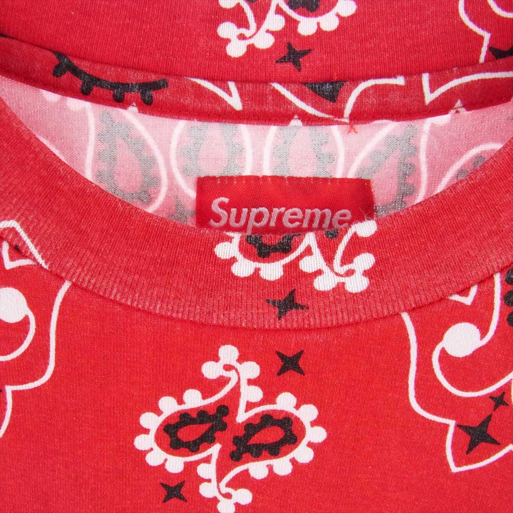 Supreme シュプリーム 21SS Small Box Tee Red Bandana スモール