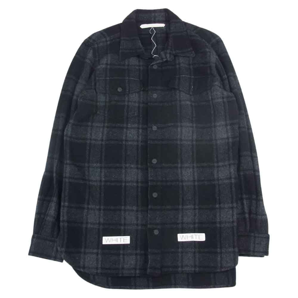 OFFWHITE (オフホワイト) 14AW ナンバリングチェックシャツ XS 【公式