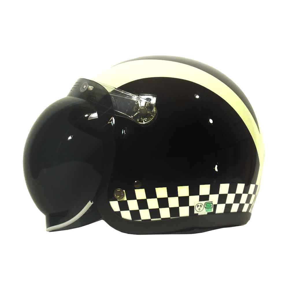 BUCO ブコ ジェット ヘルメット シールド チェッカー フラッグ トイズ