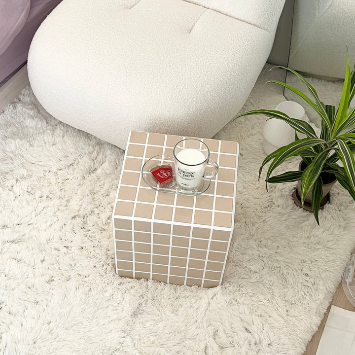 LR タイルテーブル｜タイルキューブ 韓国インテリア おしゃれ スツール
