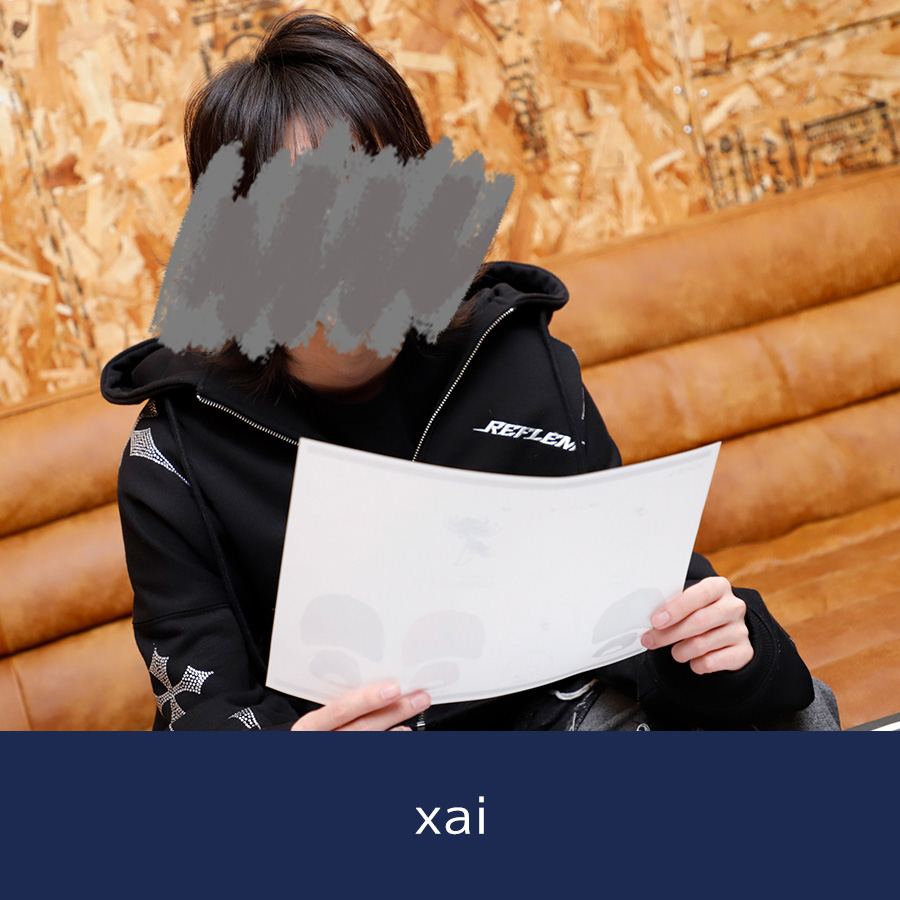 受注期間限定！xaiコラボ企画！コラボZIPパーカー◇xai