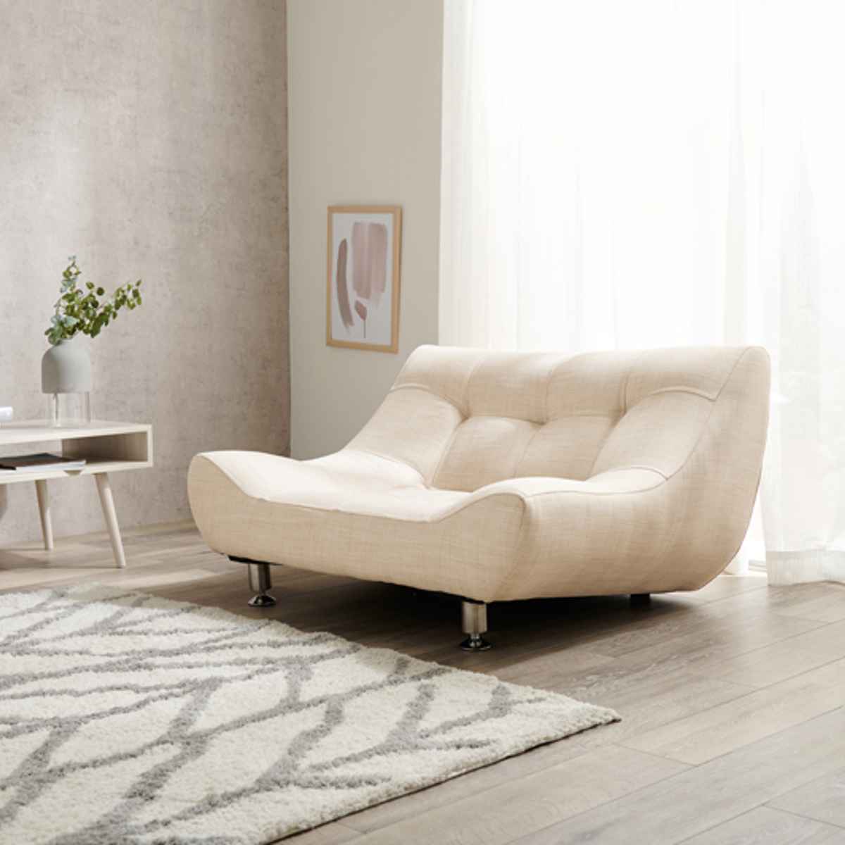 ローソファ 一人掛け 幅100cm 座面広々 （ リビングソファ フロア