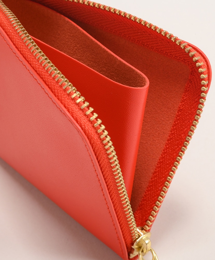 8Z-A031-051 - L字型 Zip Wallet(ONE Orange/オレンジ): Wallet COMME